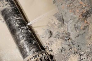 broken pipe in need of sewer repair in loveland